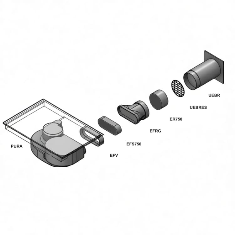 BORA EcoTube: Rörpaket 1 (Rund)