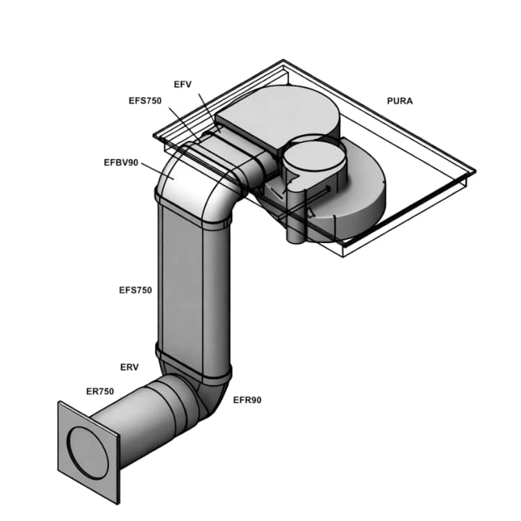 BORA EcoTube: Rörpaket 2 (Rund)