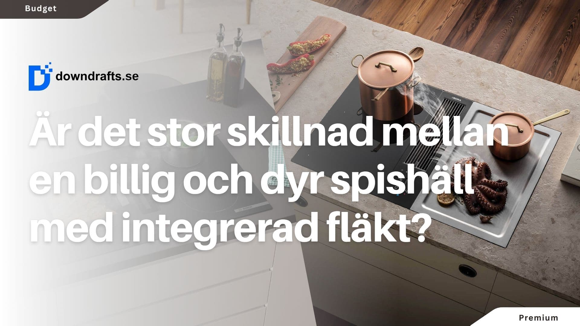 Vad är skillnaden mellan en billig och dyr spishäll med fläkt?