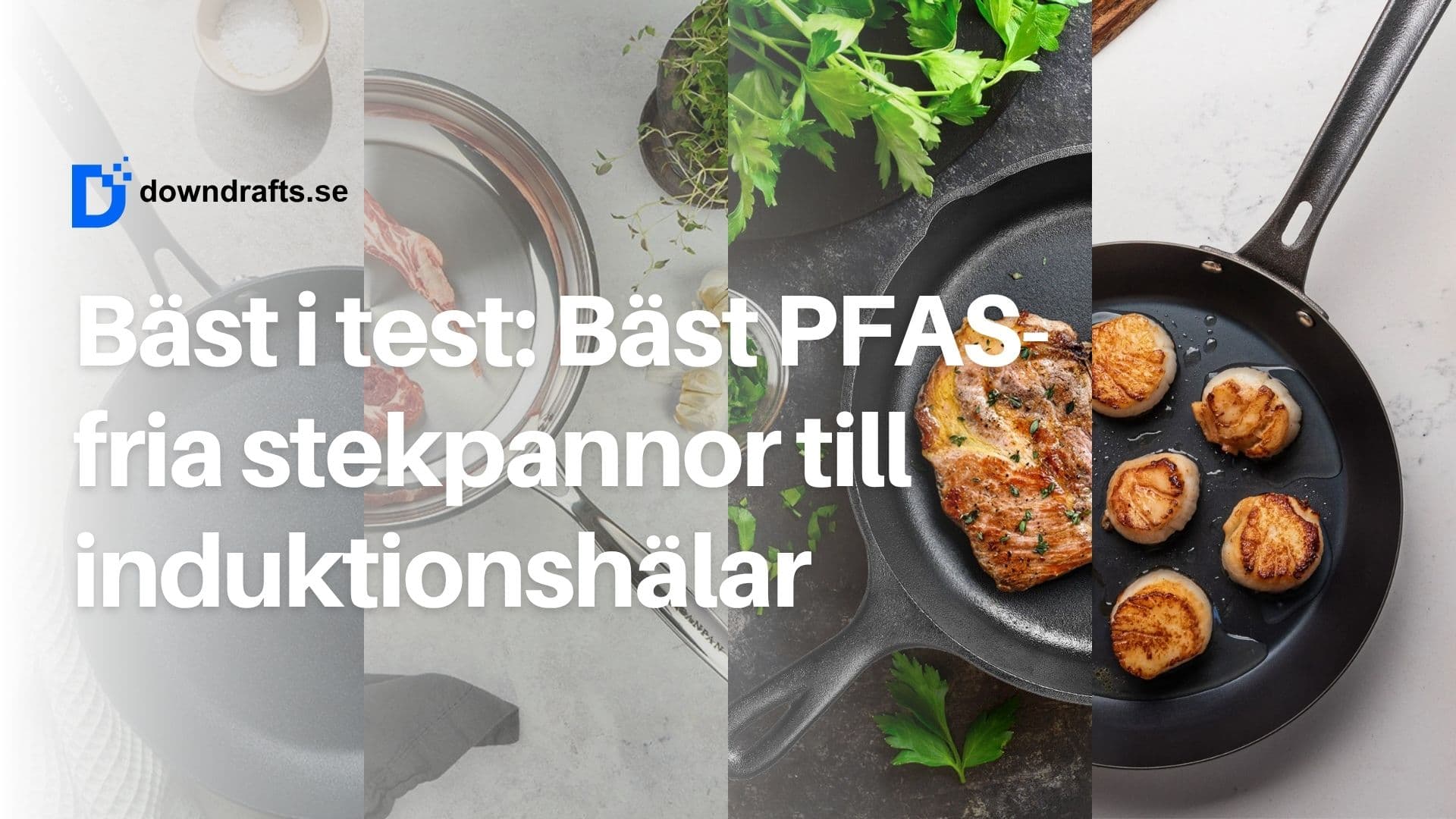 Bäst i test: Bäst PFAS-fria stekpannor till induktionshällar (2026)