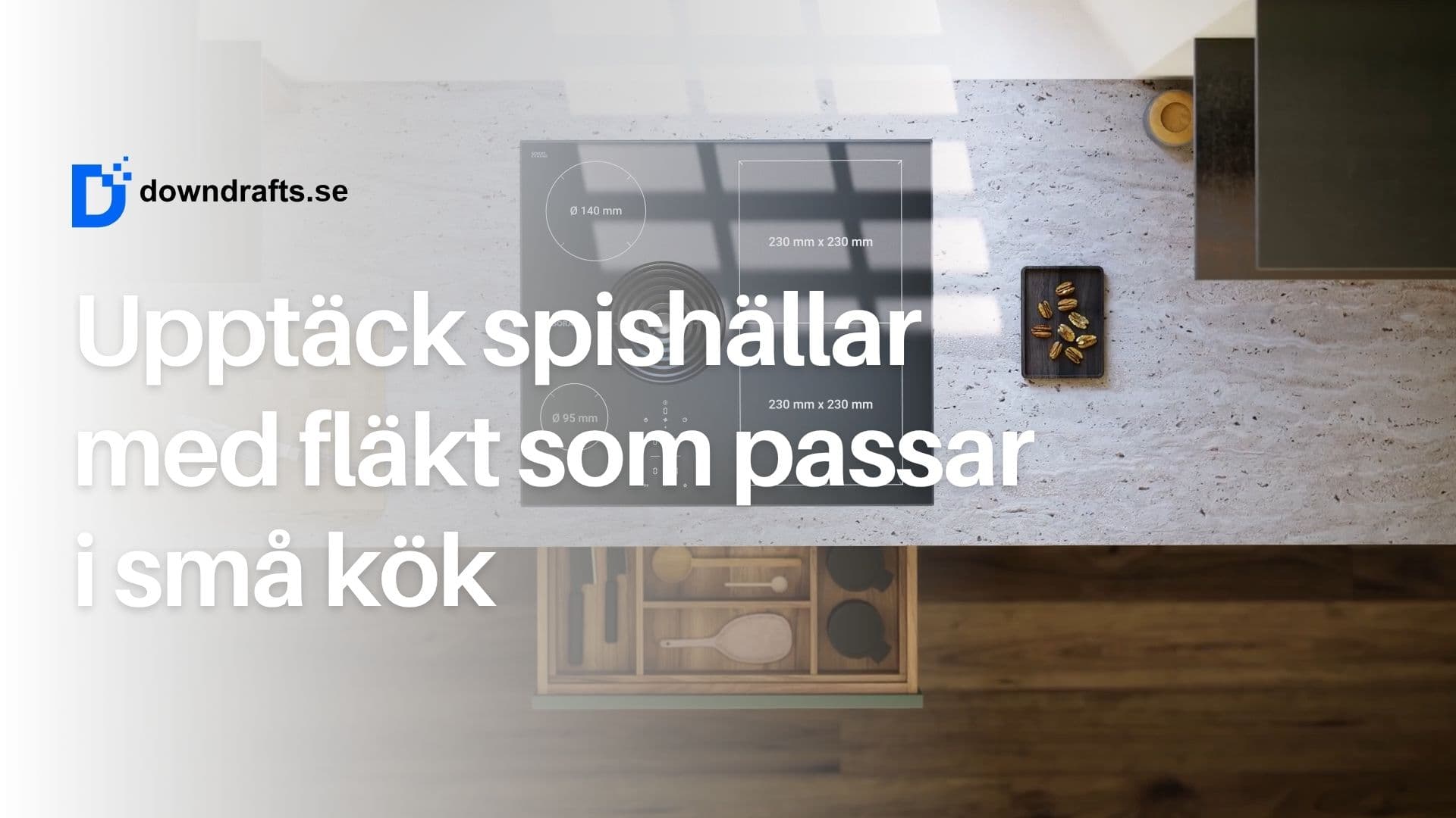Finns det några spishällar med fläkt som passar bra i små kök?